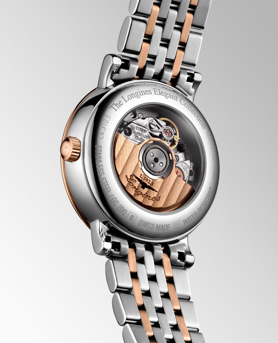 Longines Longines Elegance Elegant Collection 29 мм L4.310.5.79.7 , наручные женские часы фото под углом