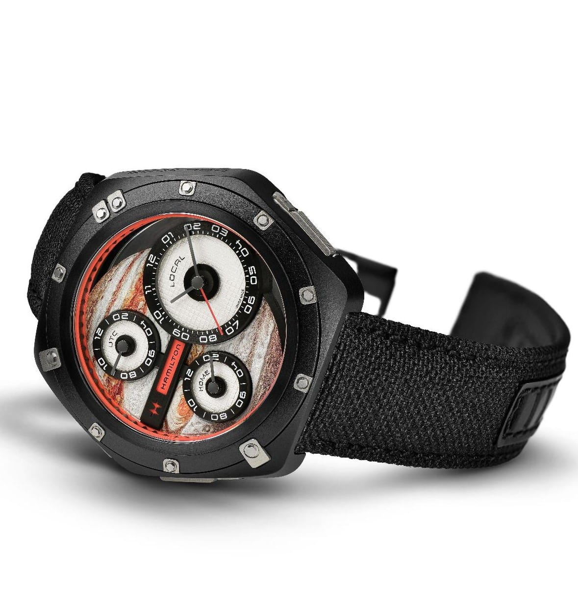 Hamilton Hamilton American Classic ODC X-03 Auto H51598990, american classic швейцария мужские часы на браслете тканевый боковой вид