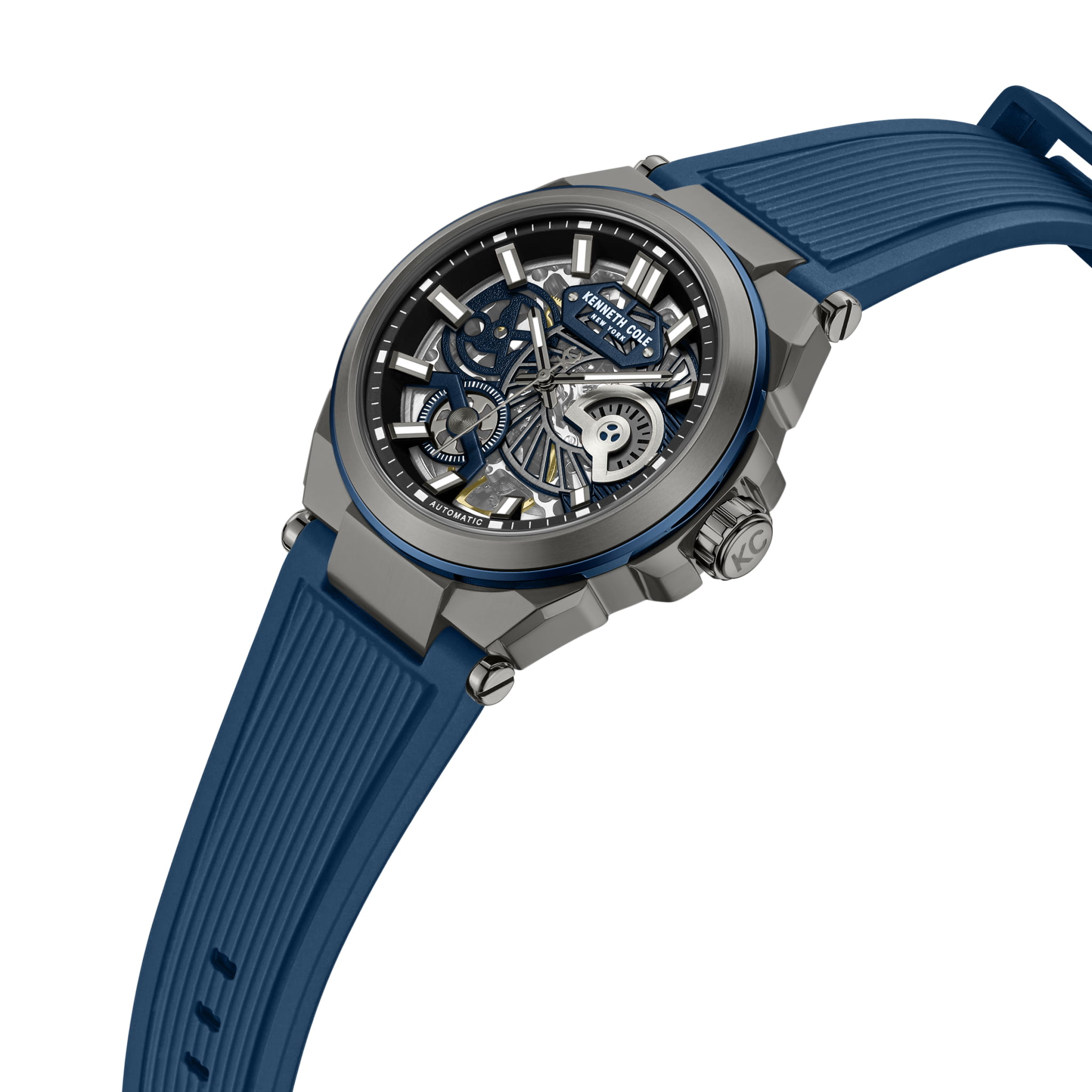 Kenneth Cole Kenneth Cole Automatic KCWGZ0065601,  сша мужские часы на браслете каучук боковой вид