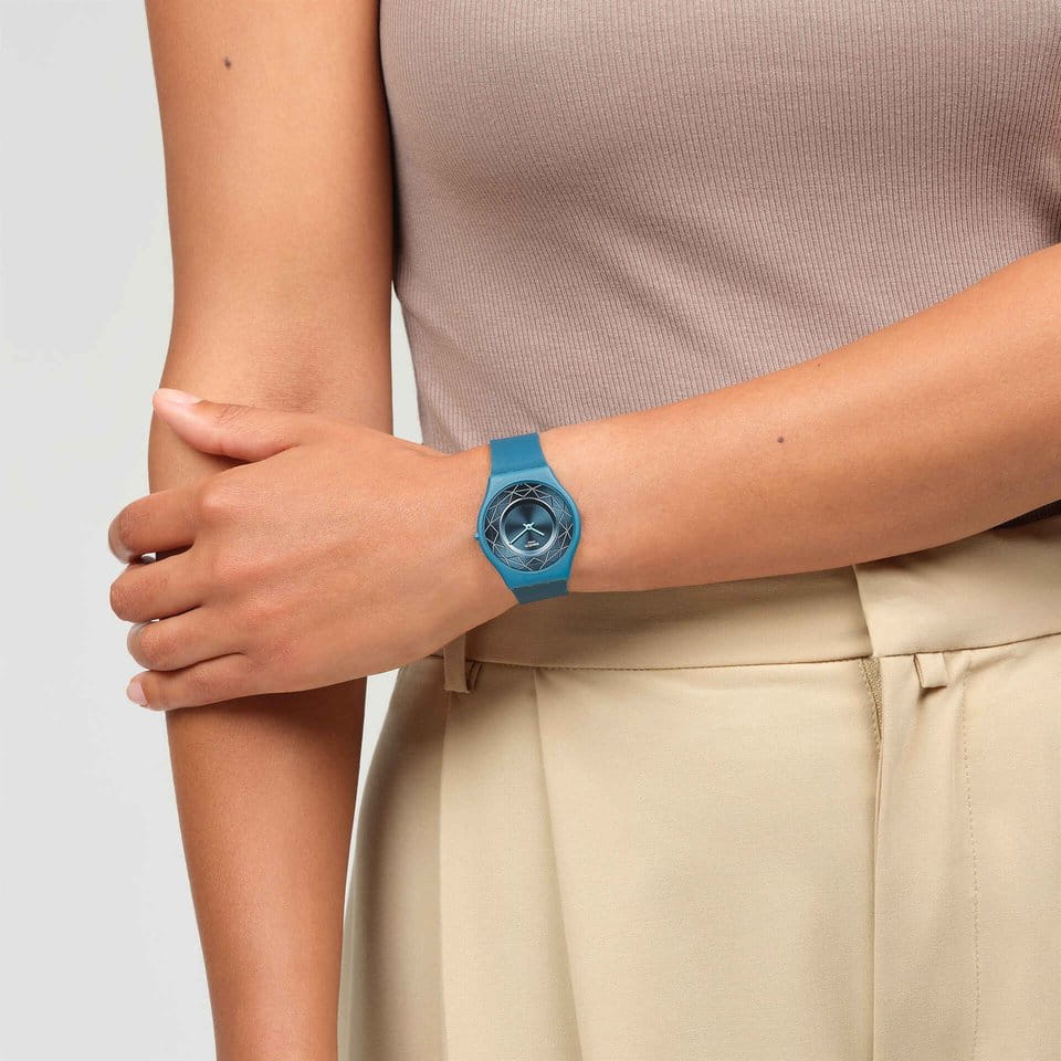 Swatch Swatch Skin Classic Biosourced SS08N116 женские часы зеленый циферблат на запястье