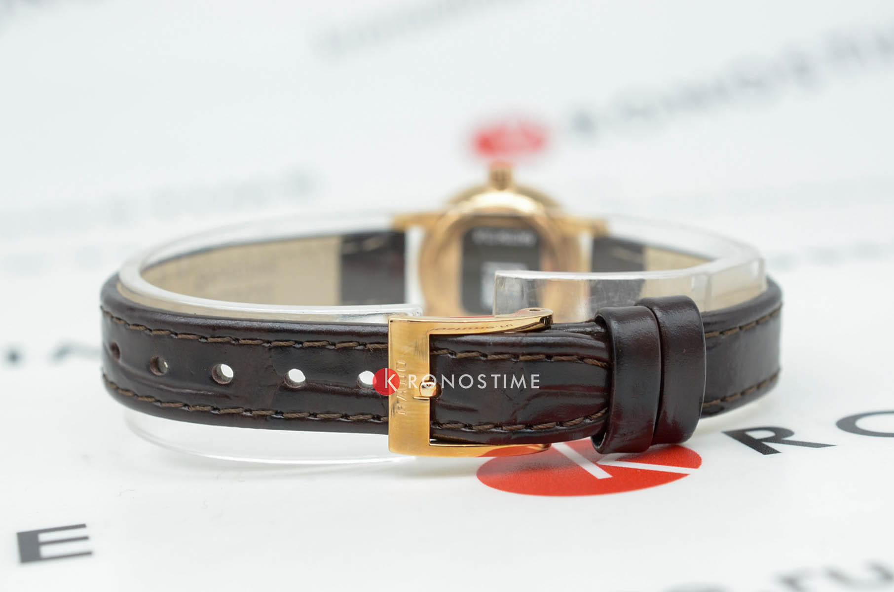 Rado Rado Coupole R22891935 женские часы коричневый циферблат на запястье