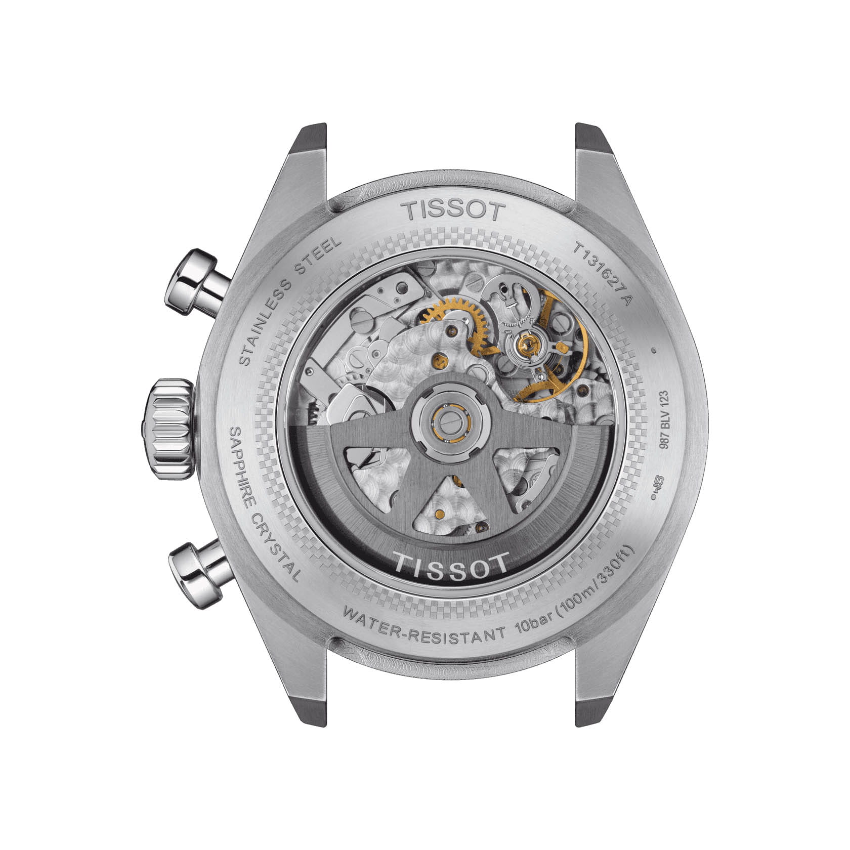 Tissot Tissot PRS 516 Automatic Chronograph T131.627.11.052.00, t-sport швейцария мужские часы на браслете нержавеющая сталь боковой вид