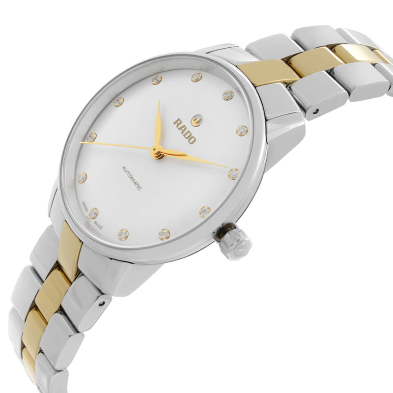 Rado Rado Coupole Classic Automatic Diamonds R22862732 Classic, наручные женские часы фото под углом