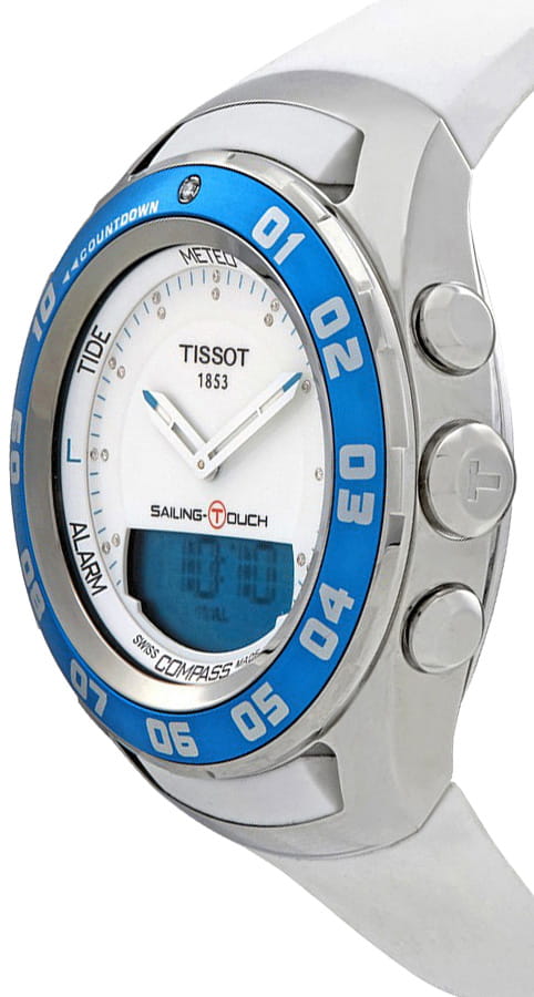 Оригинальные часы Tissot Tissot T-Tactile Sailing-Touch T056.420.17.016.00 кварцевые калибр механизма eta e48.311 общий вид