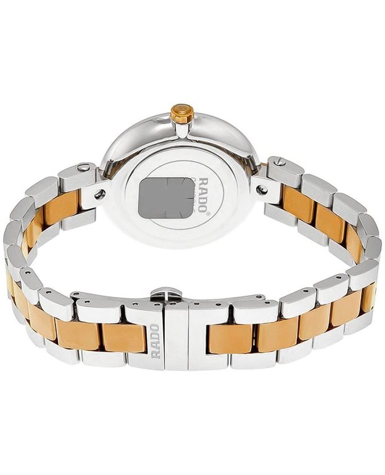 Rado Rado Coupole R22850303, coupole швейцария женские часы на браслете нержавеющая сталь с pvd-покрытием боковой вид