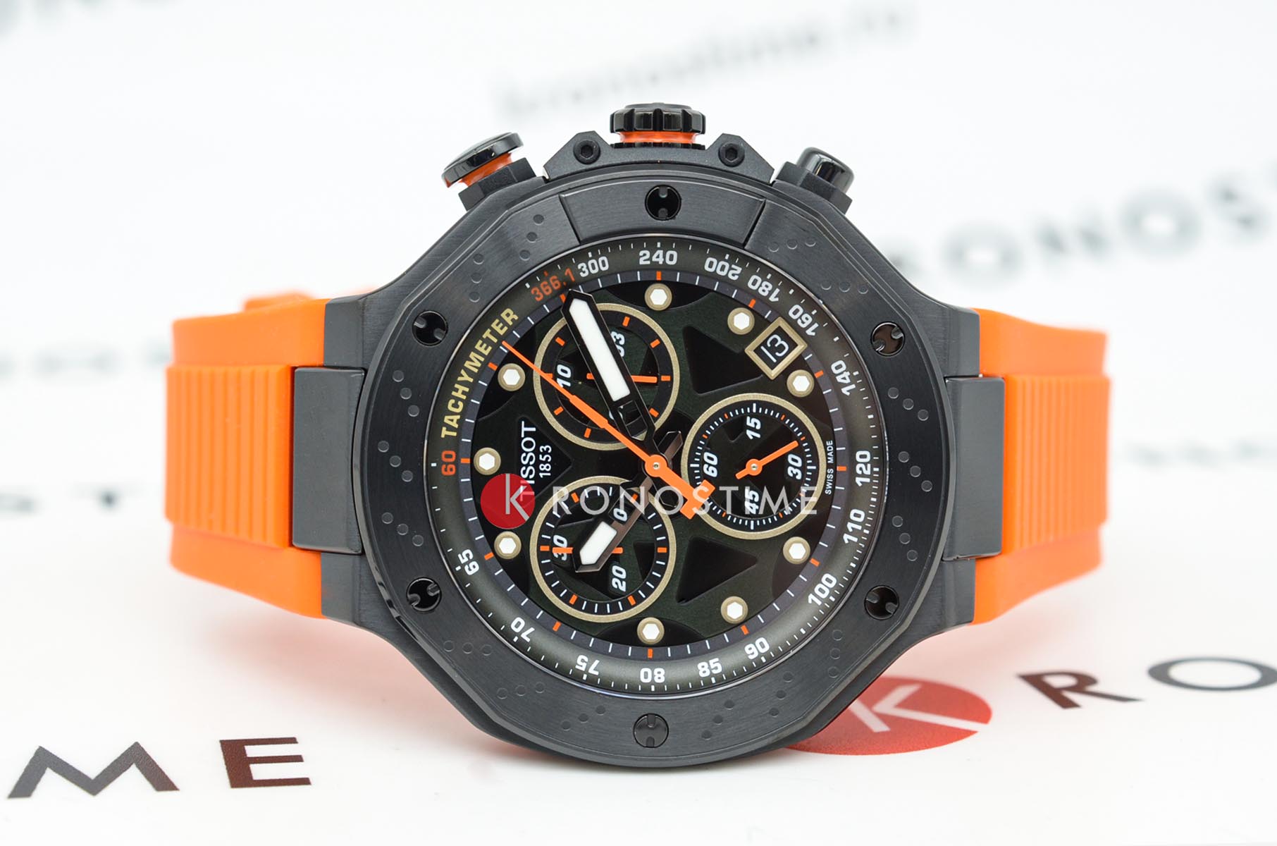 Tissot Tissot T-Race MotoGP Quartz Chronograph T141.417.37.051.02 T Race, наручные мужские часы фото под углом