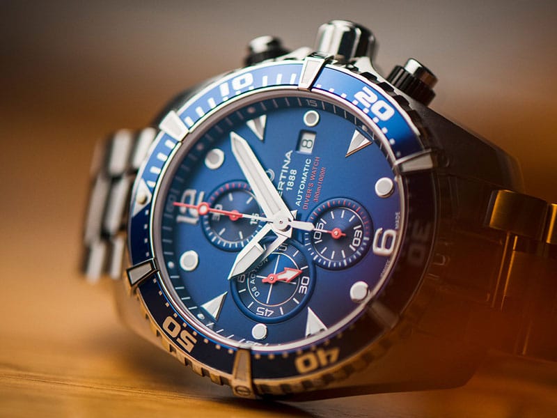 ds action diver chronograph automatic