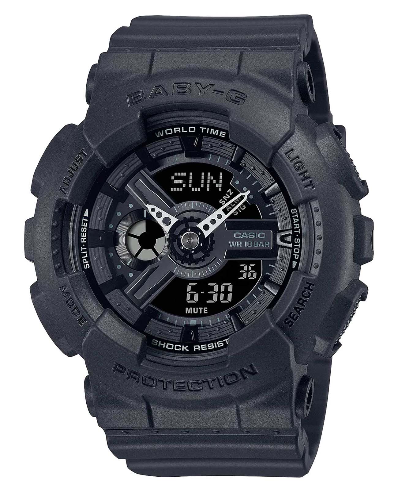 Casio Casio Baby-G BA-110XBC-1ADR  BA-110XBC-1ADR кварцевые женские часы  циферблат, браслет пластик — вид спереди
