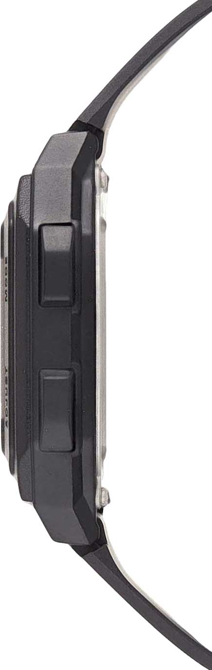 Casio Casio Collection F-201WA-9A (F-201WA-9A), collection япония мужские часы на браслете пластик боковой вид