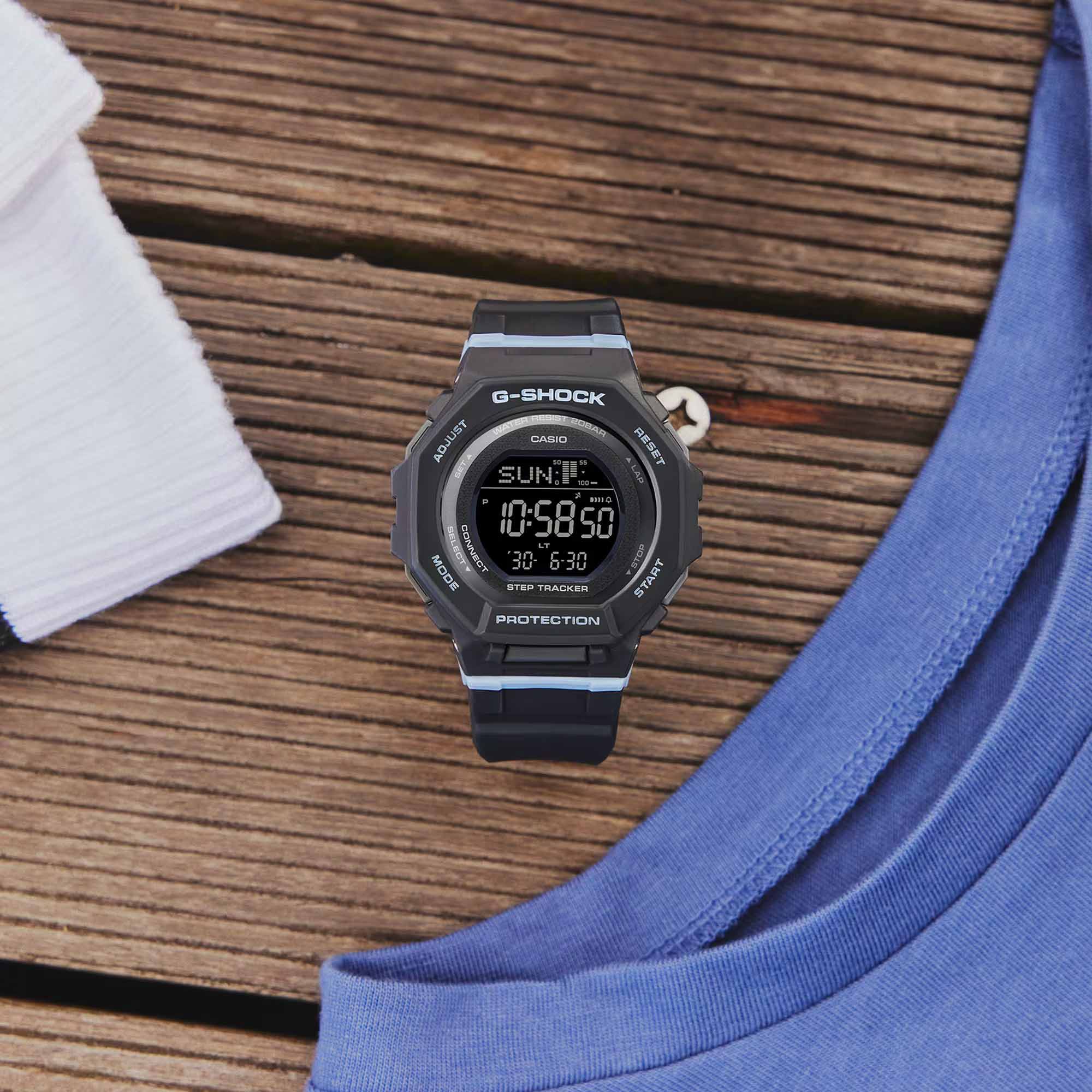 Casio Casio G-Shock GMD-B300-1DR (GMD-B300-1) женские часы черный циферблат на запястье