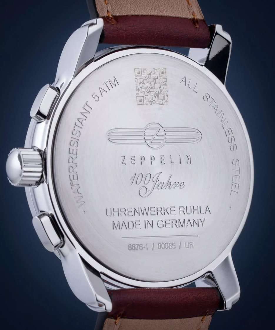 Оригинальные часы Zeppelin Zeppelin 100 Years Zeppelin 86761 кварцевые калибр механизма miyota 6s21  общий вид