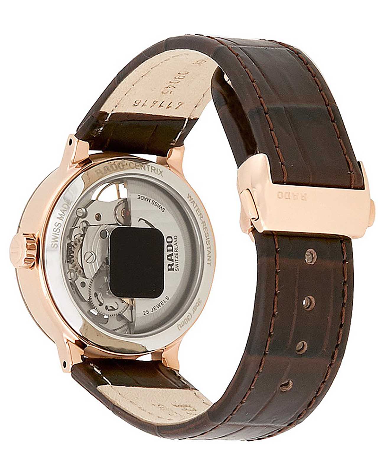 Rado Rado Centrix Automatic Open Heart R30248015, centrix швейцария женские часы на браслете кожаный боковой вид