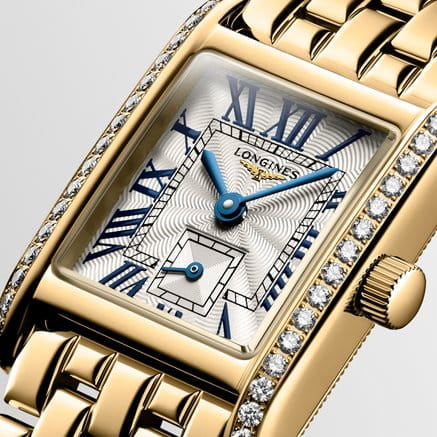 Longines Longines Mini DolceVita L5.200.7.71.6 , наручные женские часы фото под углом