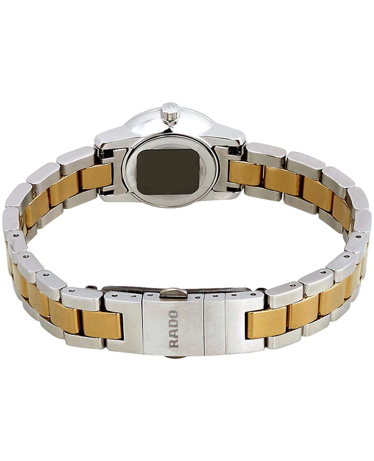 Rado Rado Coupole R22890952, coupole швейцария женские часы на браслете нержавеющая сталь с pvd-покрытием боковой вид