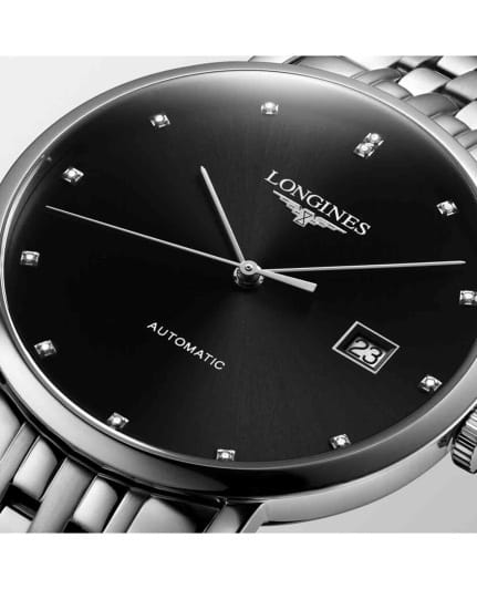 Longines Longines Elegance Elegant Collection L4.910.4.59.6, elegant collection швейцария мужские часы на браслете нержавеющая сталь боковой вид