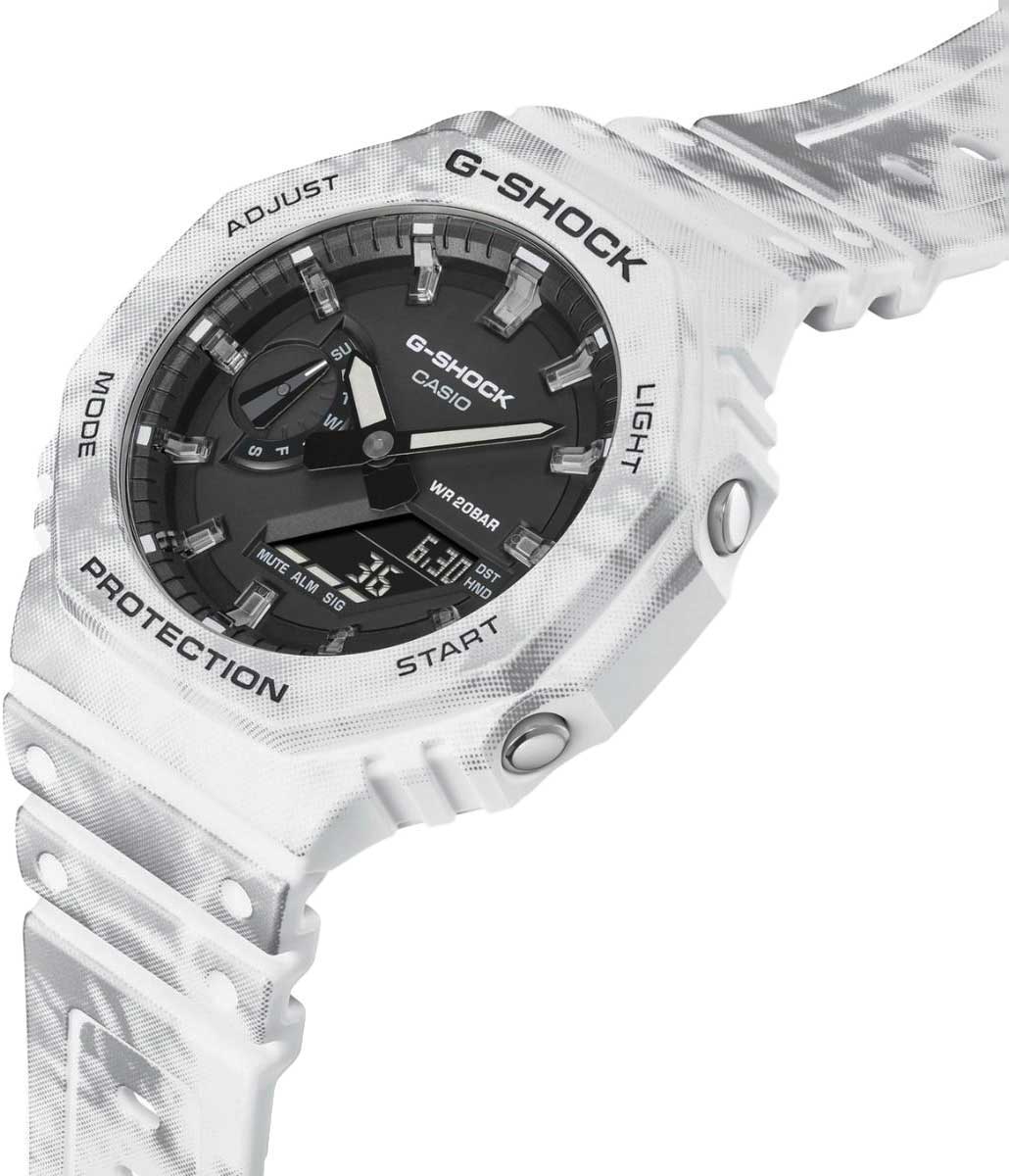 Casio Casio G-Shock Frozen Forest GAE-2100GC-7AER мужские часы черный циферблат на запястье