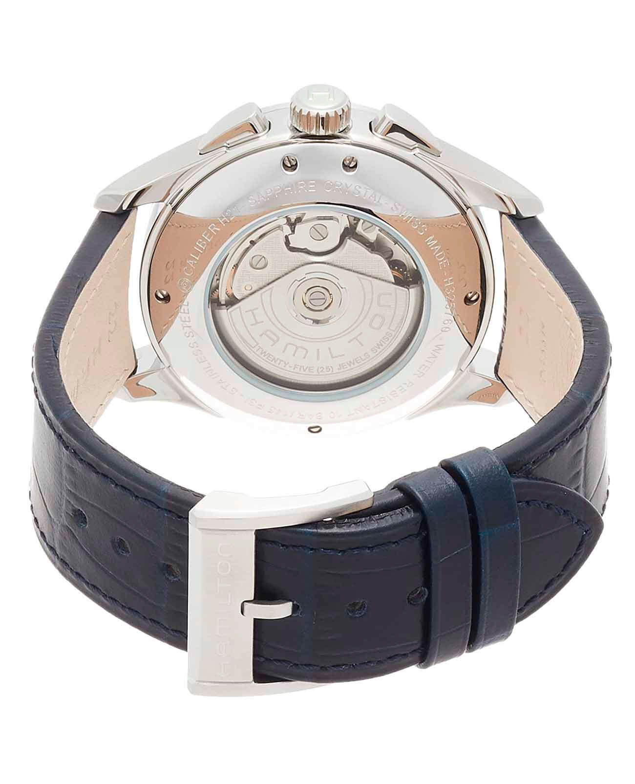 Оригинальные часы Hamilton Hamilton Jazzmaster Maestro Auto Chrono H32576641 механические калибр механизма h-21 общий вид