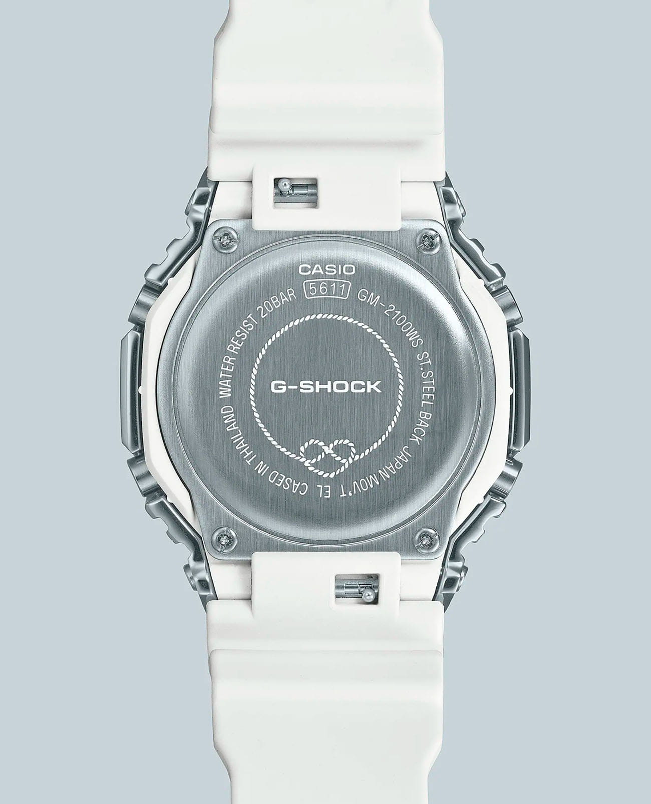 Casio Casio G-Shock GM-2100WS-7ADR (GM-2100WS-7A) GM, наручные мужские часы фото под углом