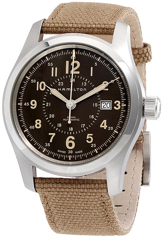 Hamilton Hamilton Khaki Field Auto H70605993 , наручные мужские часы фото под углом