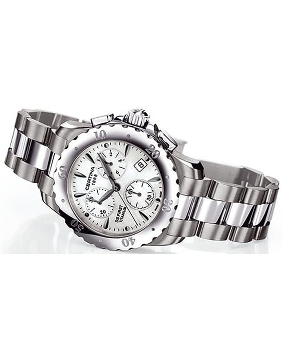 Certina Certina Lady Chrono C538.7184.12.91 , наручные женские часы фото под углом