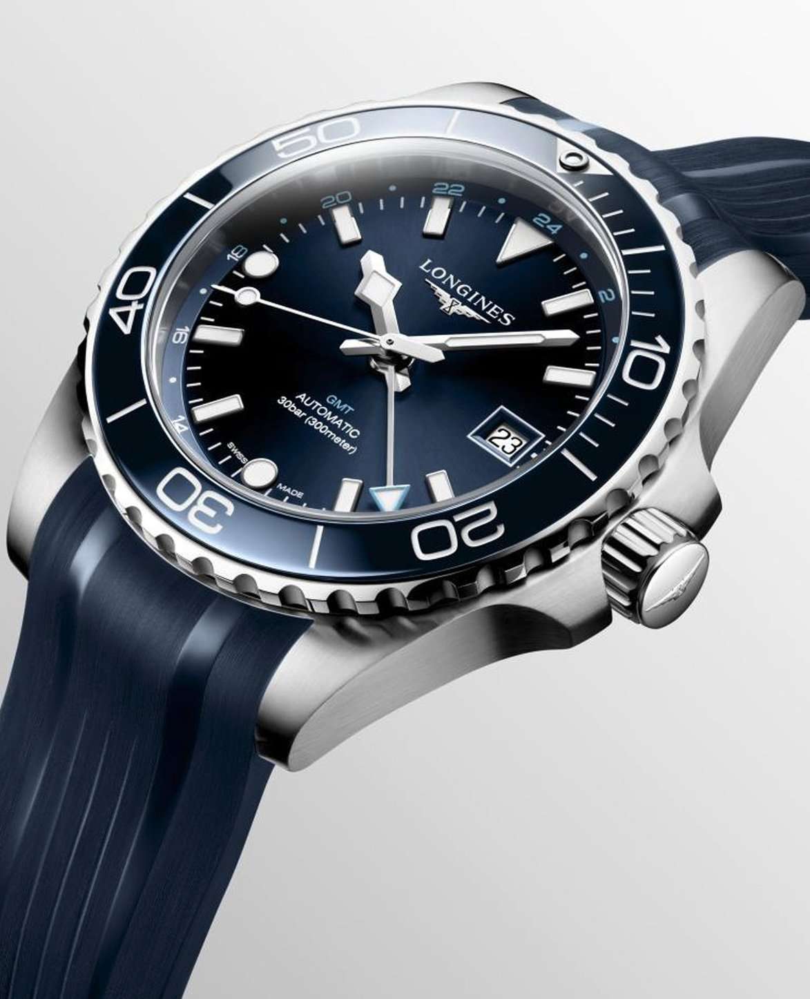 Longines Longines HydroConquest L3.790.4.96.9  - задняя крышка сталь металл керамика корпуса, швейцария часы