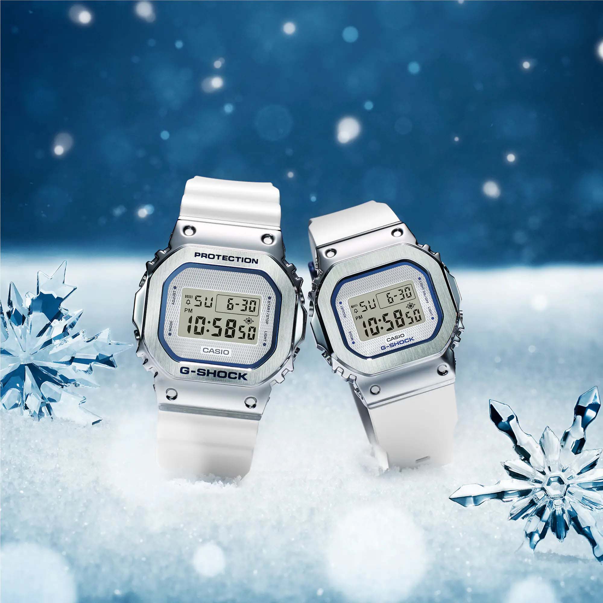 Casio GM-S5600LC-7 женские часы застежка крупным планом