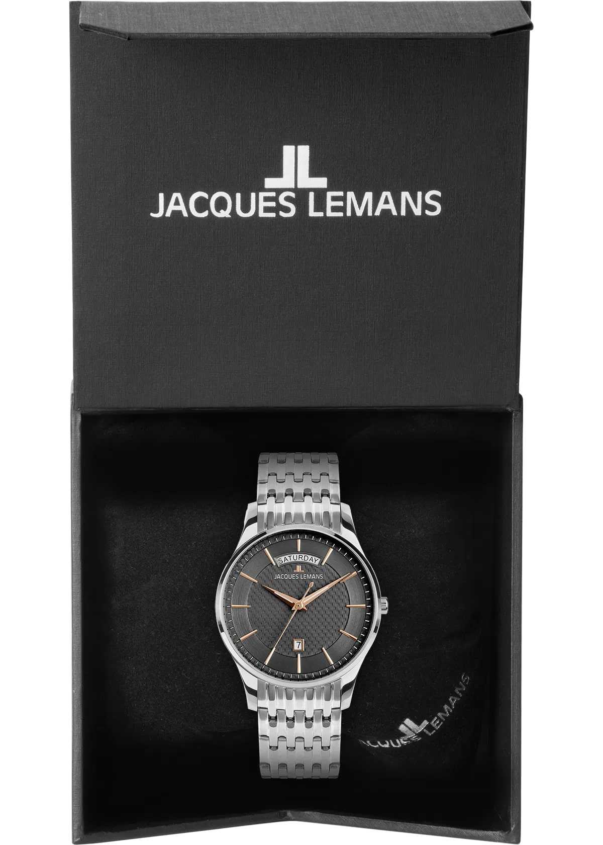 Jacques Lemans Jacques Lemans London 1-2193I , наручные мужские часы фото под углом