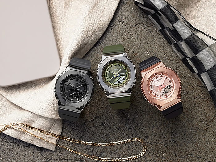 Casio Casio G-Shock GM-S2100-3AER япония наручные женские часы заводная головка с логотипом Casio