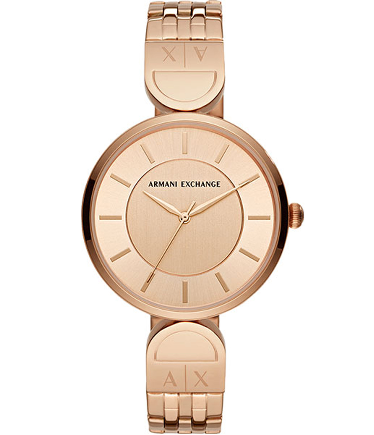 armani silver gold watch