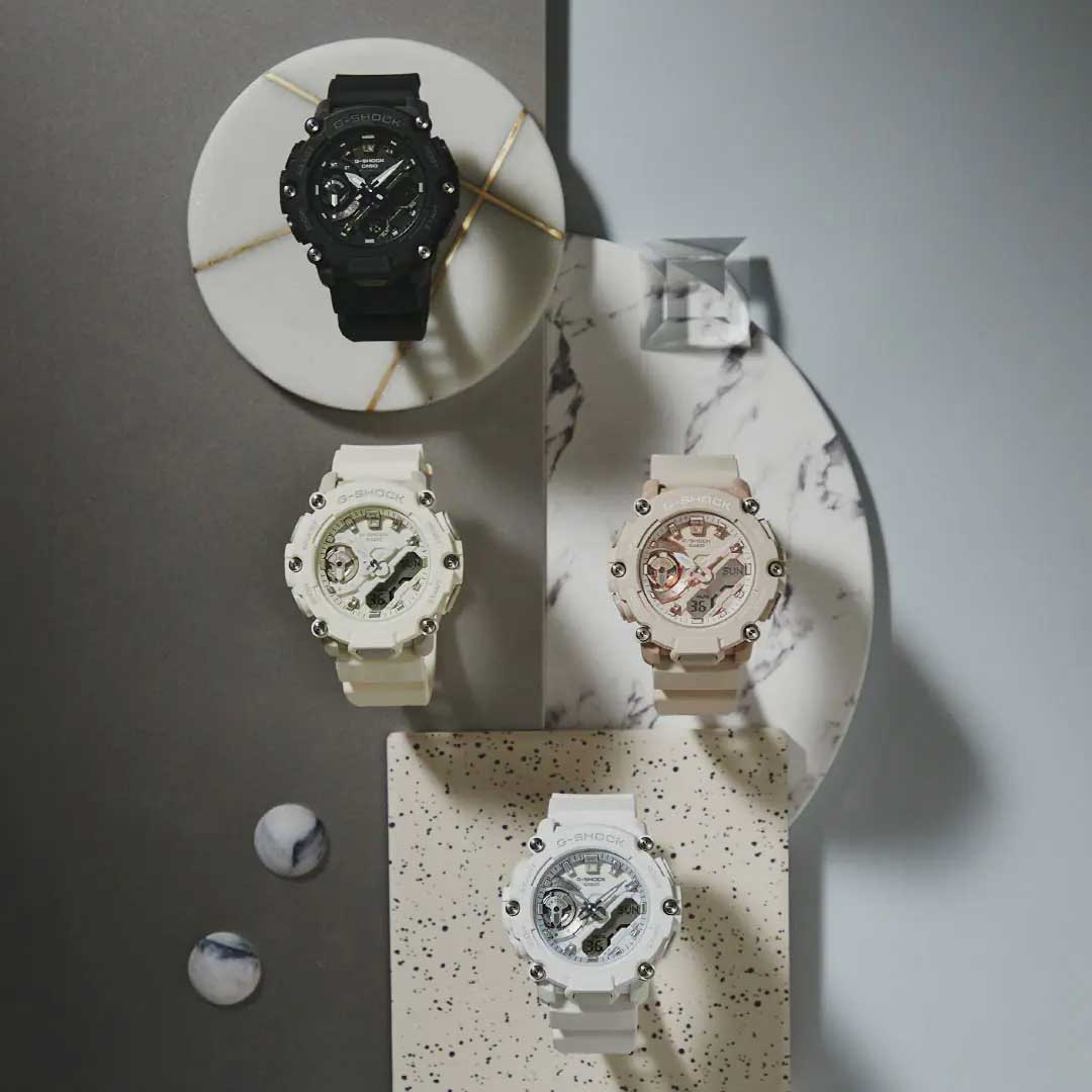 Casio Casio G-Shock GMA-S2200M-7A электронные часы с аксессуарами женские часы модель GMA-S2200M-7A