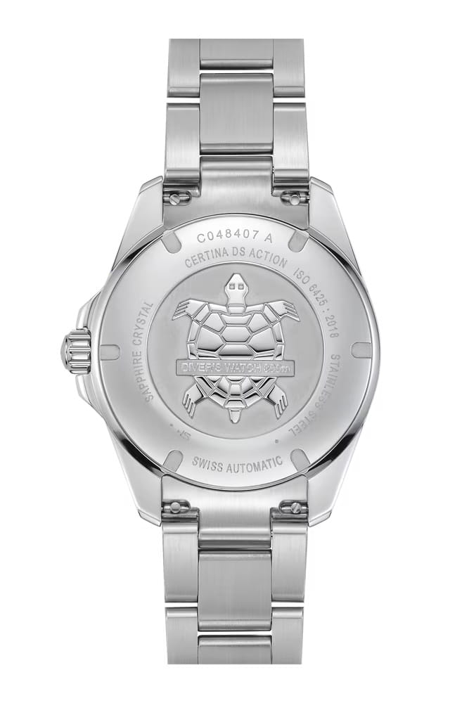Certina Certina DS Action C048.407.11.051.01,  швейцария мужские часы на браслете нержавеющая сталь 316l боковой вид