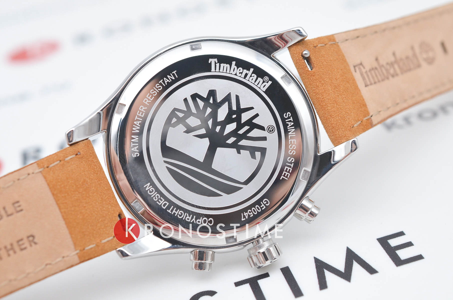 Timberland Timberland Ashmont TDWGF0054701  - задняя крышка металл сталь корпуса, сша часы