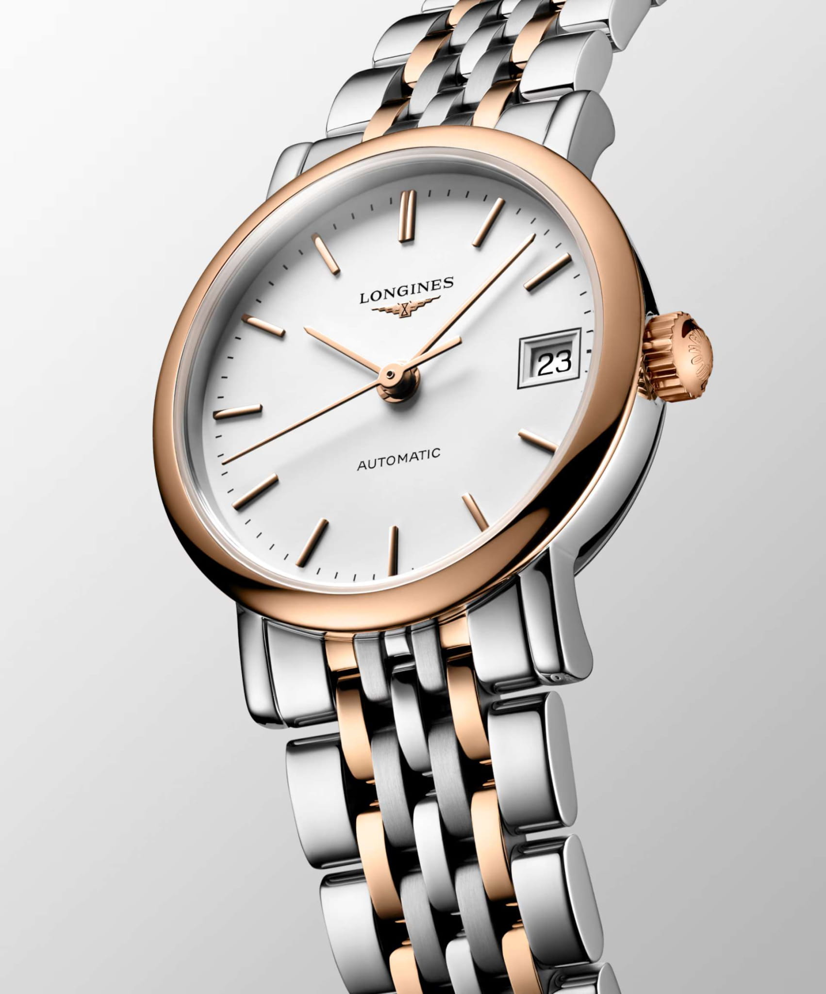 Оригинальные часы Longines Longines Elegance Elegant Collection 25.50 mm L4.309.5.19.7 механические калибр механизма l592 общий вид