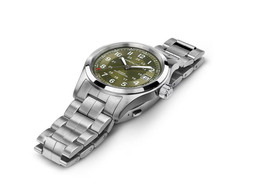 Hamilton Hamilton Khaki Field Auto H70455160 , наручные мужские часы фото под углом