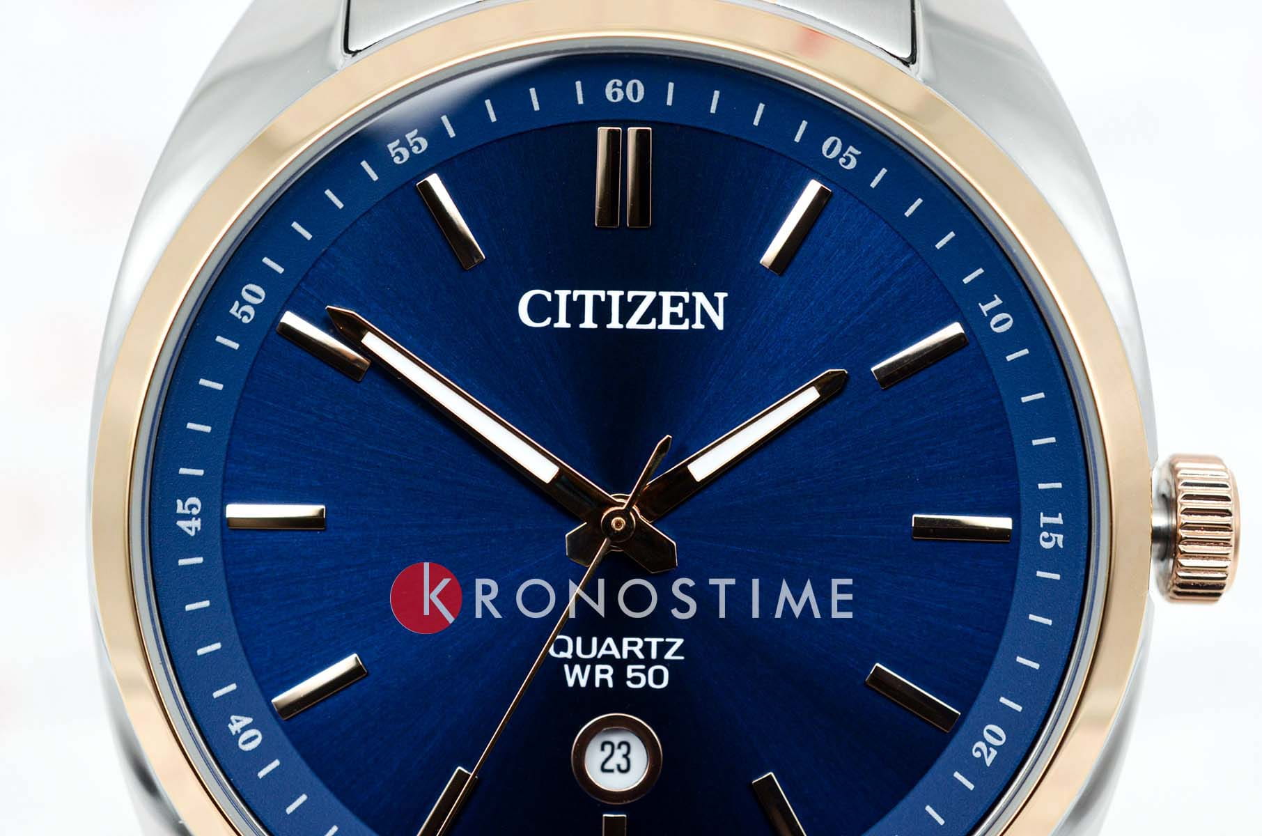 Citizen Citizen Basic BI5096-53L мужские часы синий циферблат на запястье