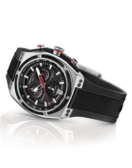 Certina Certina C023.739.27.051.00, ds podium швейцария мужские часы на браслете каучук боковой вид