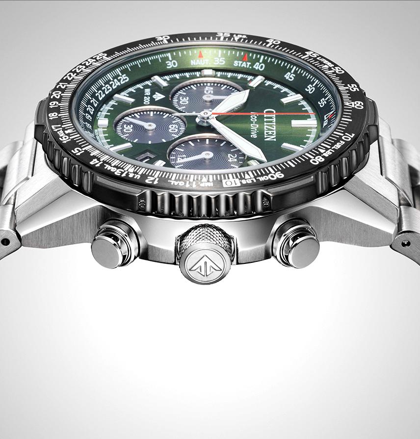 Citizen Citizen Promaster CA4664-60W, promaster япония мужские часы на браслете нержавеющая сталь боковой вид