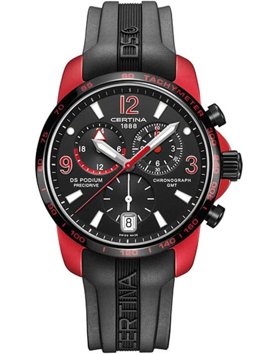 Часы Certina DS Podium Chronograph GMT Aluminium C001.639.97