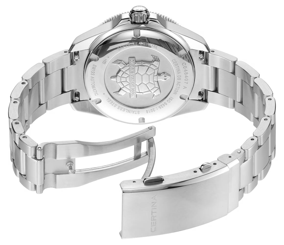 Оригинальные часы Certina Certina DS Action C048.407.11.051.01 механические калибр механизма powermatic 80 общий вид