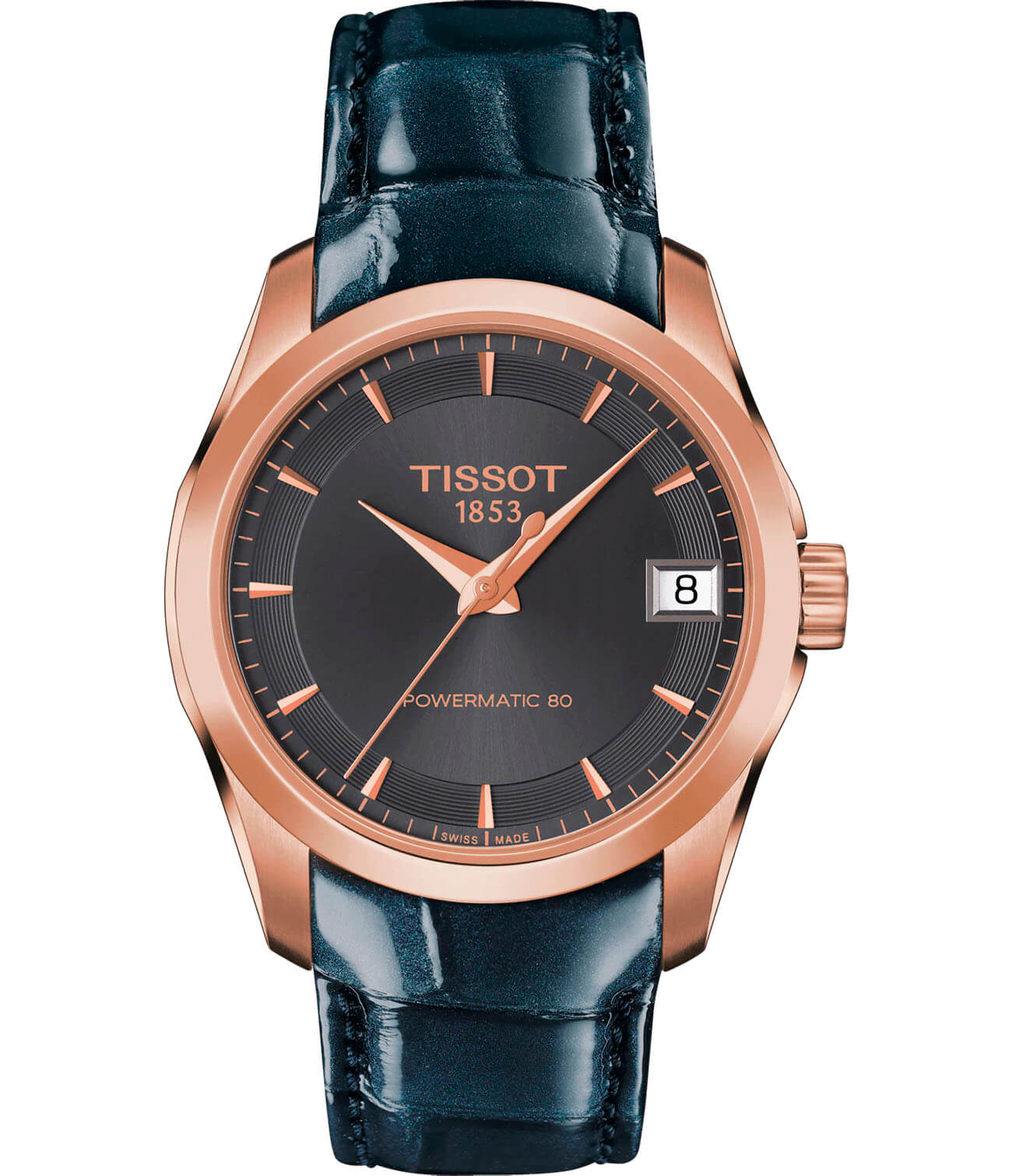 tissot couturier automatic rose gold