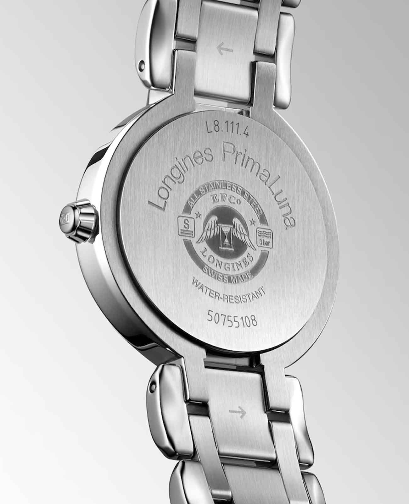 Longines Longines PrimaLuna L8.111.4.71.6 , наручные женские часы фото под углом