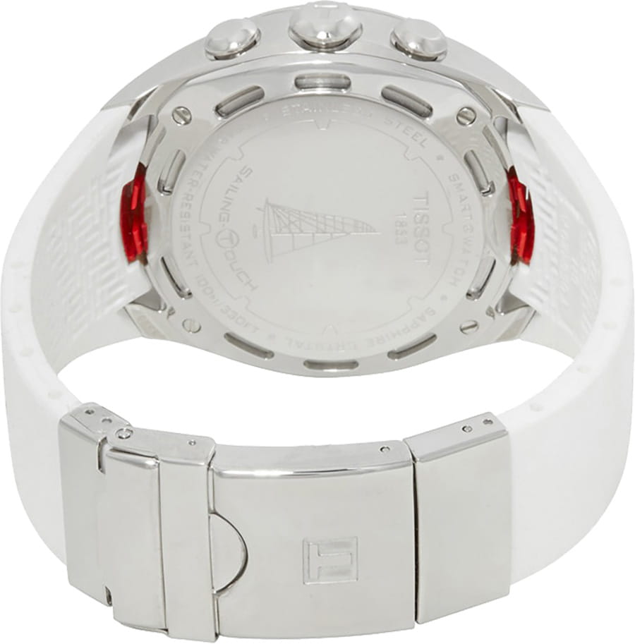 Tissot Tissot T-Tactile Sailing-Touch T056.420.17.016.00, t-sport швейцария мужские часы на браслете силикон боковой вид