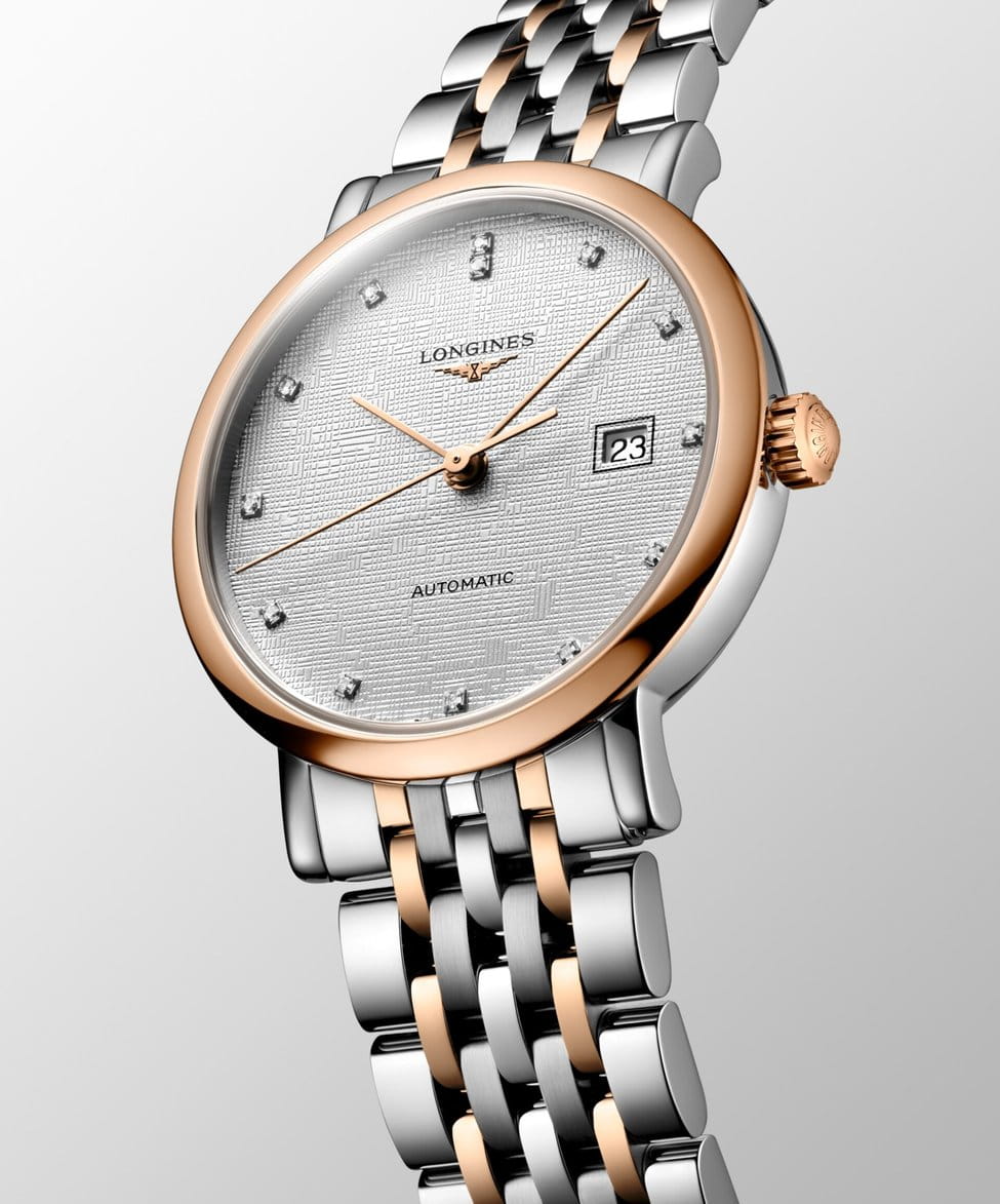 Оригинальные часы Longines Longines Elegance Elegant Collection 29 мм L4.310.5.79.7 механические калибр механизма l592 общий вид