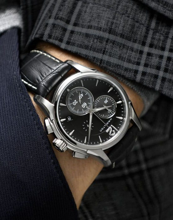 Hamilton Hamilton Jazzmaster Chrono Quartz H32612731  - задняя крышка сталь корпуса, швейцария часы