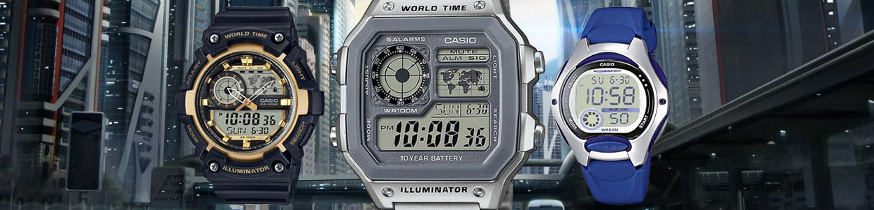 Обзор часов Casio с батарейкой на 10 лет - спортивные высокоточные часы ...