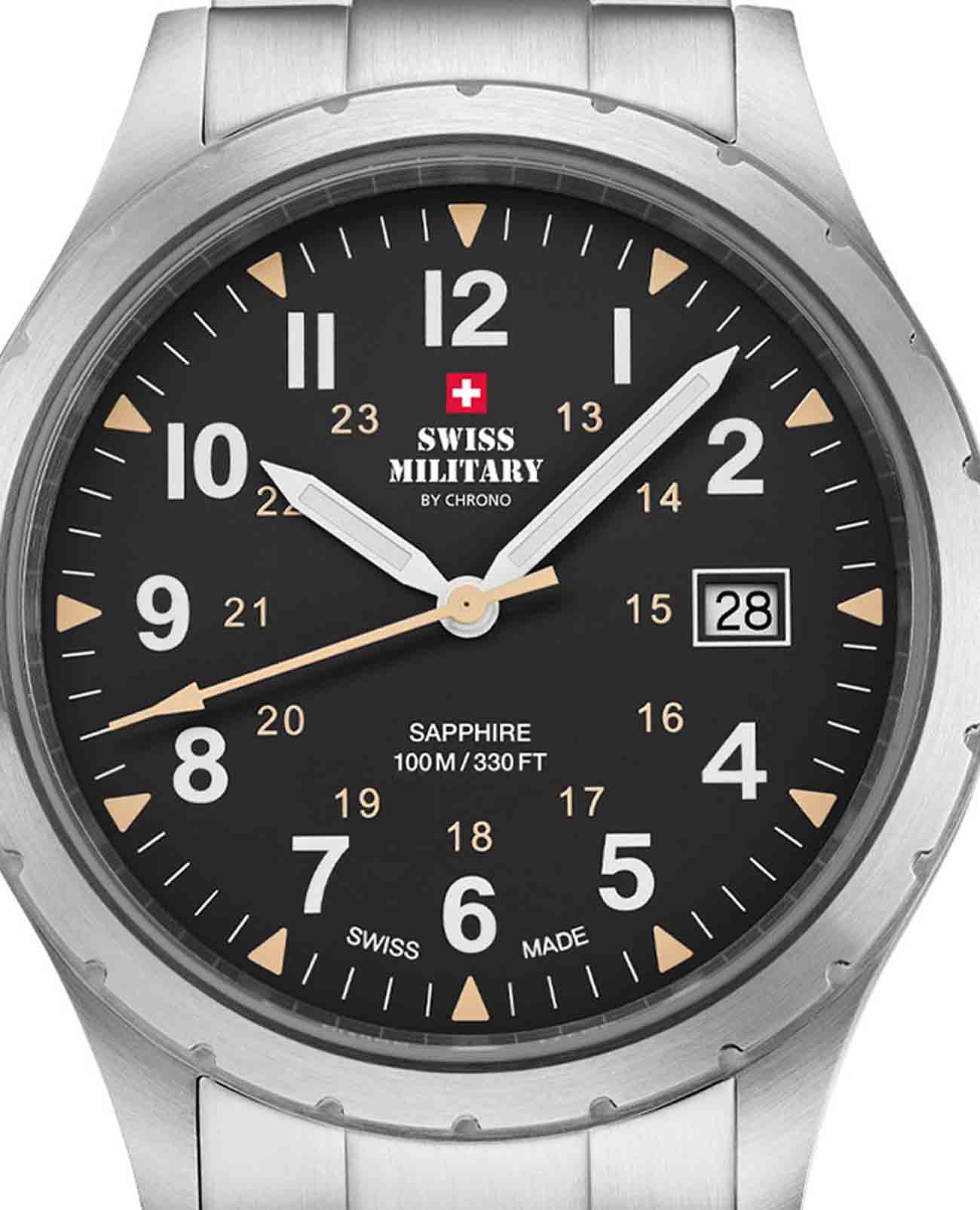 Swiss Military by Chrono Swiss Military by Chrono Classic Army SM34108.01 , наручные мужские часы фото под углом