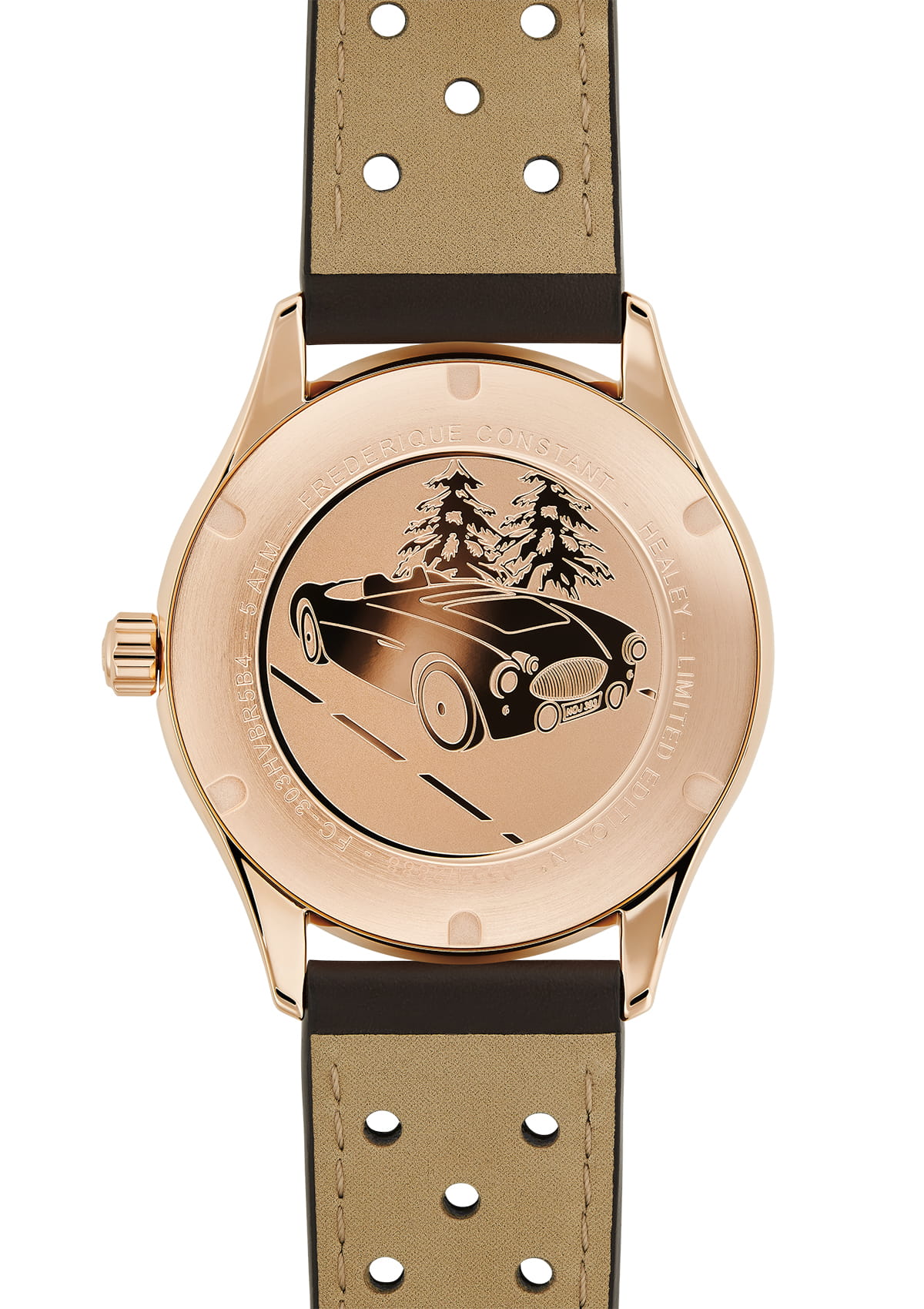 Frederique Constant Frederique Constant Vintage Rally Healey Automatic FC-303HVBR5B4 , наручные мужские часы фото под углом