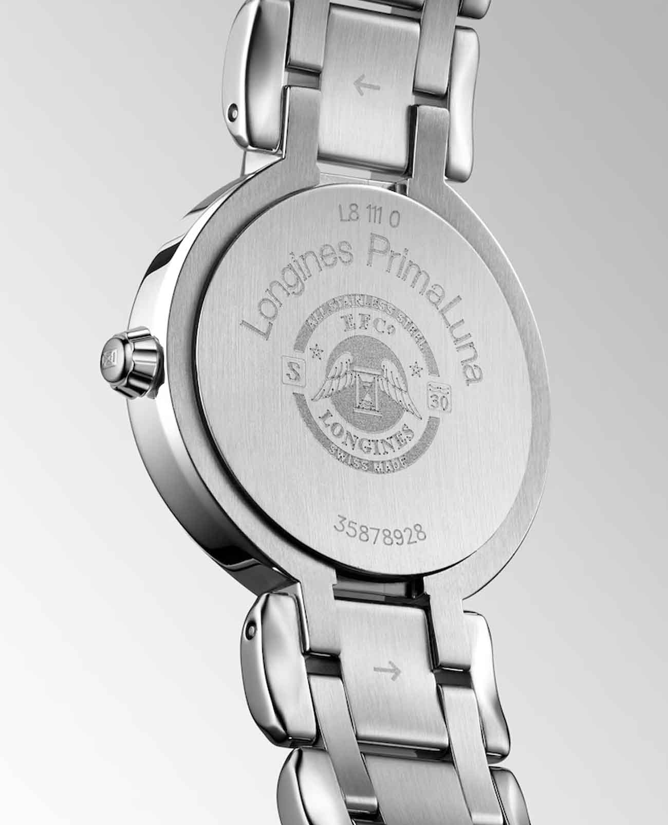 Longines Longines PrimaLuna L8.111.0.71.6 , наручные женские часы фото под углом