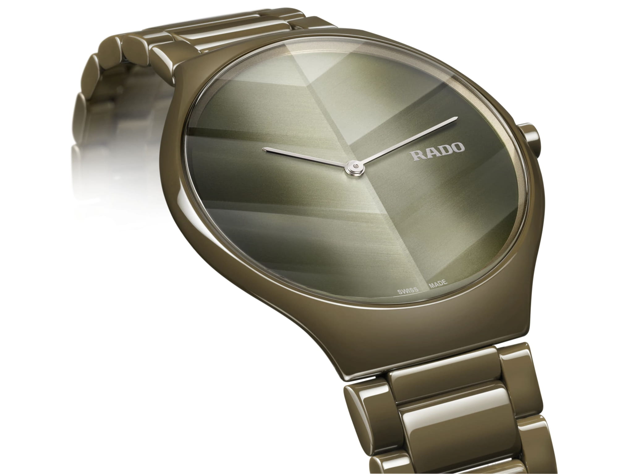 Rado Rado True Thinline x Great Gardens of the World R27121302 , наручные женские часы фото под углом