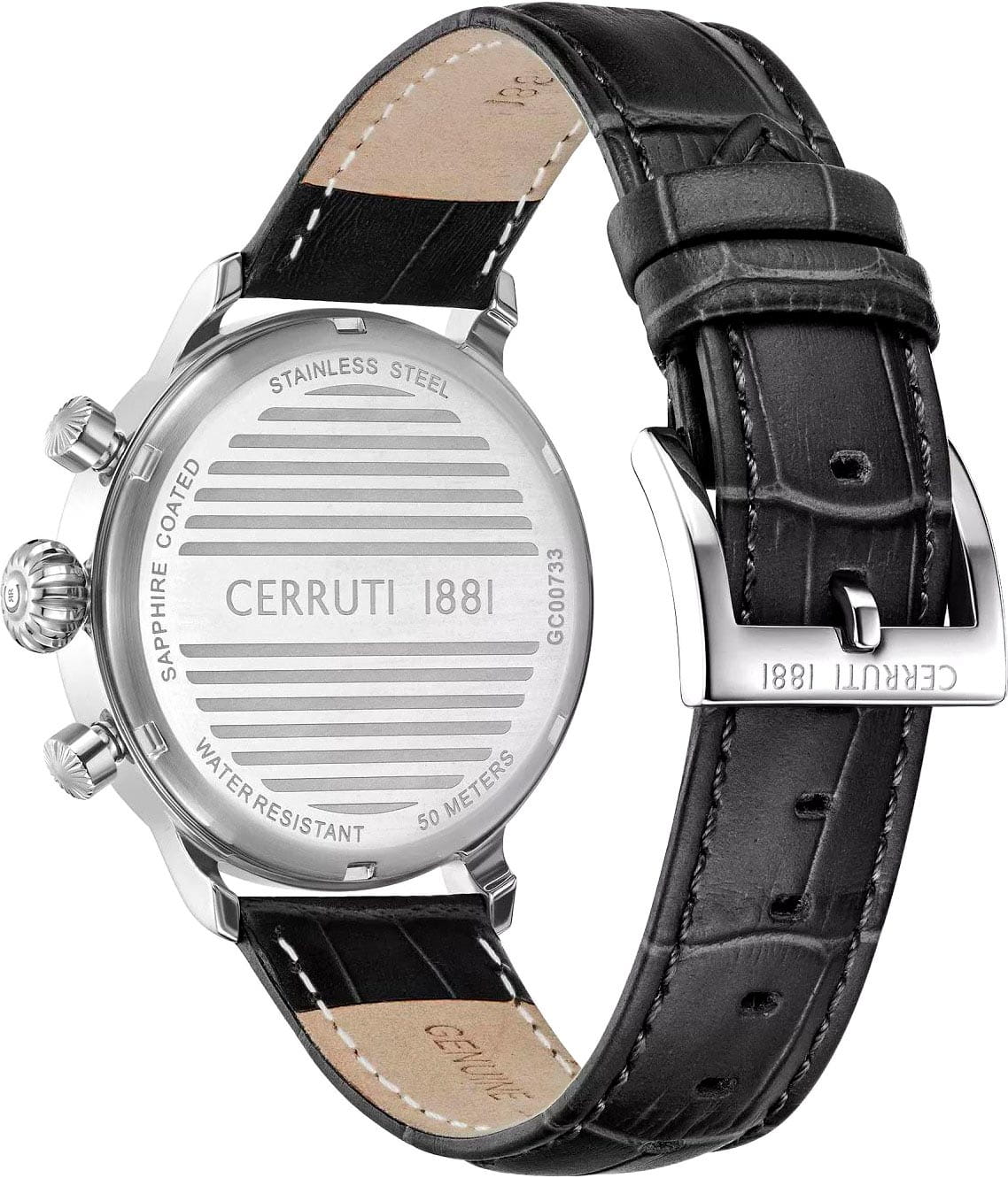 Cerruti 1881 Cerruti 1881 Dervio CIWGC0073303,  франция мужские часы на браслете кожаный боковой вид